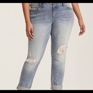 Torrid Distressed Boyfriend Jeans